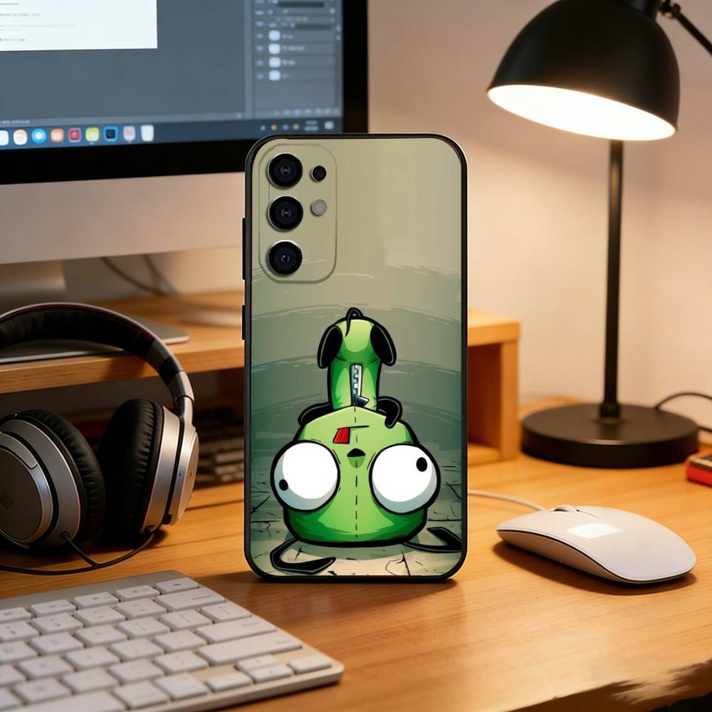 Чехол для телефона C-Cartoon G-Gir Черный Силиконовый Мягкий Для Samsung S25,S24,S21,S22,S23,S30,Ultra,S20,Plus,Fe,Lite