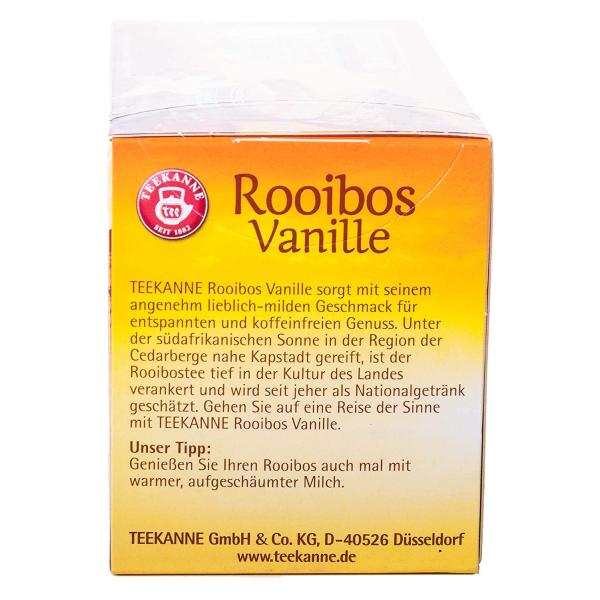 Ticanne, Чай ройбуш с ванилью в пакетиках, 1,75 г, 20 штук