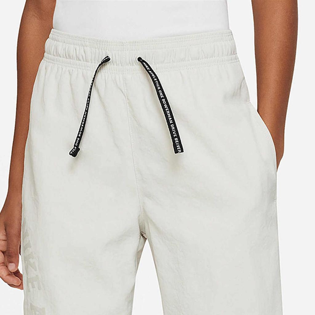 Nike Детские трикотажные спортивные штаны, однотонные, дышащие, с боковой молнией, тренировочные детские штаны, белые, DX5367-072