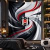 Wall Hanging Tapestry Beşiktaş FC Print Cloth for Living Room Bedroom Home Decor