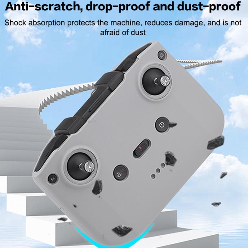 Силиконовый чехол для Mini 4K/2/Mini 3 Pro/Mavic 3/Air 3/2S Drone Remote Control Protective Cover Rc-N1/2/3 Accessories