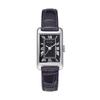 Authorized Distributor [MATOW] Matou Watch Women's Mw004005 [Tsuki Oborozuki -Oborozuki-] Noir Square Silver Black Leather Belt