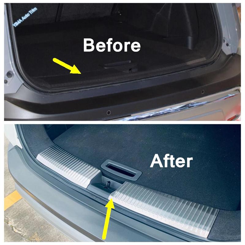 Rear Trunk Bumper Sill Plate Protector Plate Trunk Guard Protect Cover Trim For Nissan X-Trail X Trail / Rogue T33 - 2026
