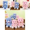 Adorable Pink And Purple Pig Plush Toy Soft Stuffed Animal Pillow Gift For Kids