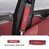 Car Seat Belt Shoulder Cover Leather Shoulder Protector Pad For Alfa Romeo 159 Giulietta 156 147 Giulia Mito GT Stelvio Spider ert853
