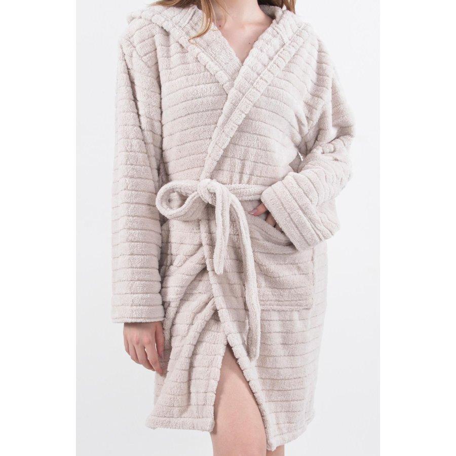 Женский зимний халат Welsoft с капюшоном и халатом