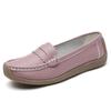 Multi-colored Leather Flats Women's Fashion Casual Office Women's Party Shoes Plus Size 42 Lightweight Non-slip Comfortable