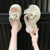 Модные новые летние женские тапочки, шлепанцы, женская пляжная обувь, шикарные туфли на танкетке, женские тапочки на высокой платформе, сандалии 7 см