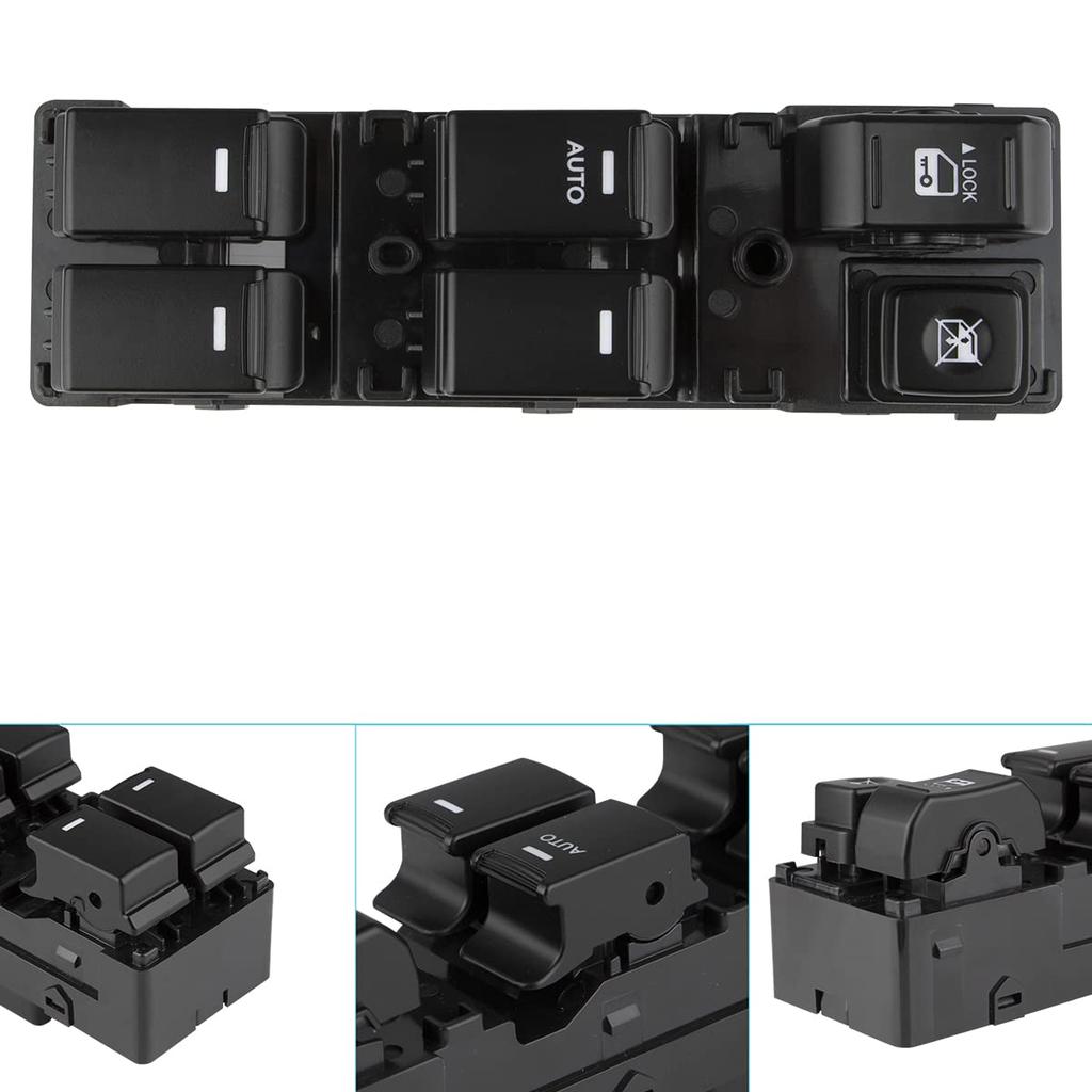 Master Power Window Switch Button Fits Sorento R SX LX EX 2010-2014, Driver Side Front Left Power Electric Window Control Switch 93570-2P100VA
