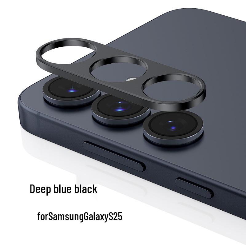 Samsung S25 Ultra Металлическая Защитная Пленка для Объектива Камеры - Матовая, Защита от Падений