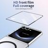 HD Прозрачный Магнитный Чехол Для Samsung Galaxy Z Flip 7 6 5 4 Кристально Чистая Крышка С Прозрачной Защитной Пленкой из Закаленного Стекла