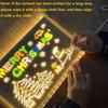 LED Note Board Night Light with 7 Colors Pen Lighted Acrylic Drawing Board Glowing Message Marker Board For Office School Home