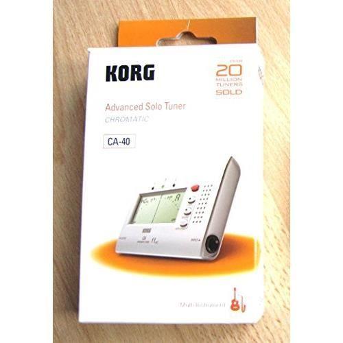 Accordeur chromatique - KORG - CA40 - Blanc - Traditionnel - Pour adultes