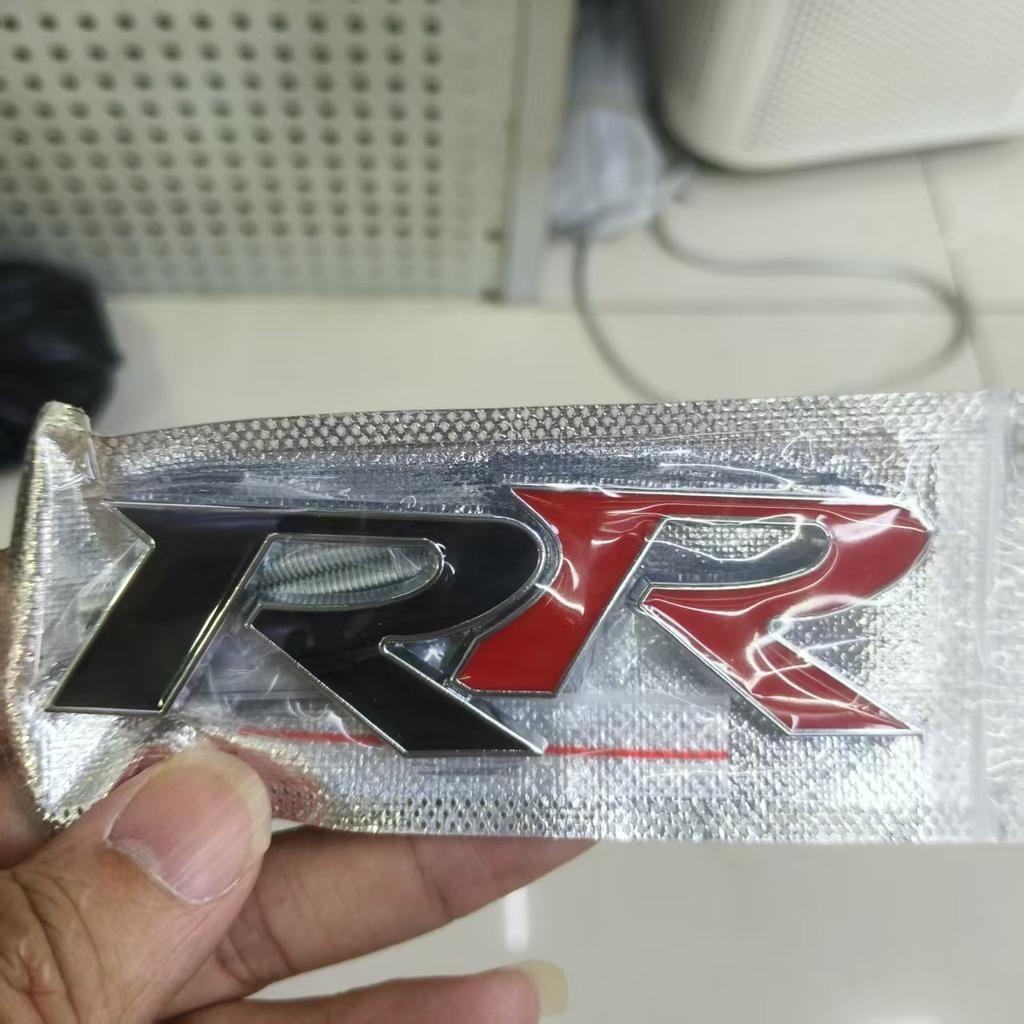 SSR three-dimensional metal car logo, sports modified tail logo side logo, trunk body personalized decorative sticker