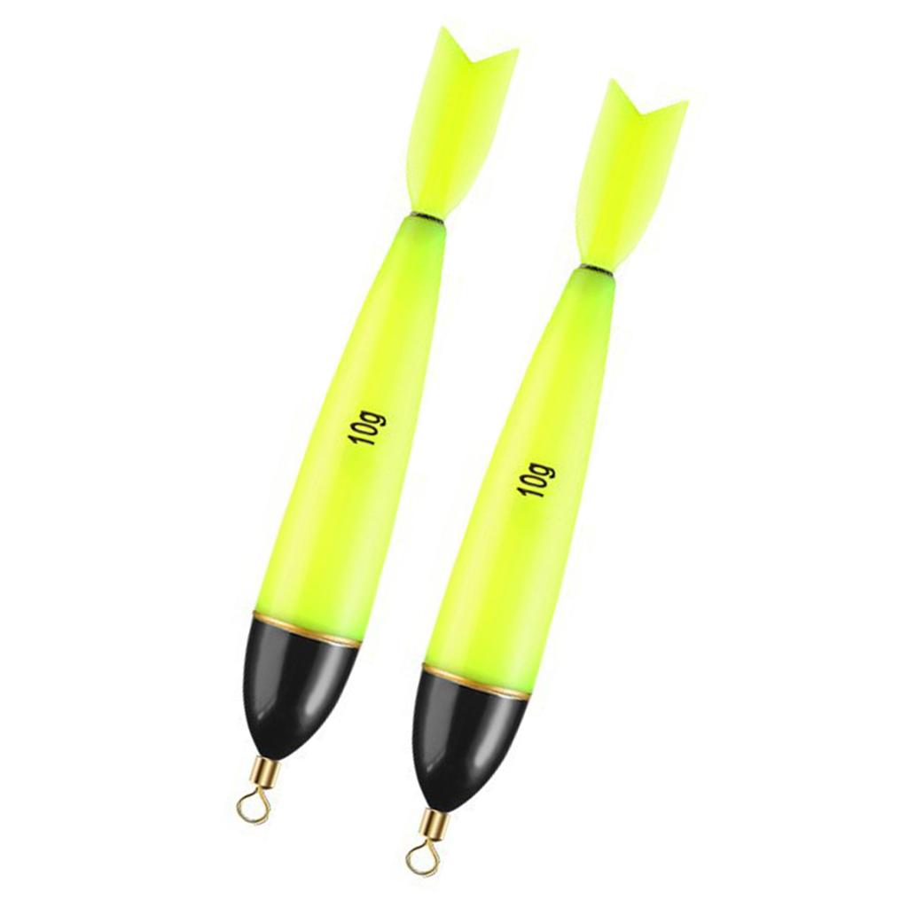 2Pcs Light Sticks for Fishing Lighted Bobbers Luminous Night Lighting Fishing Float Lights Floating Buoy Fishing Floats
