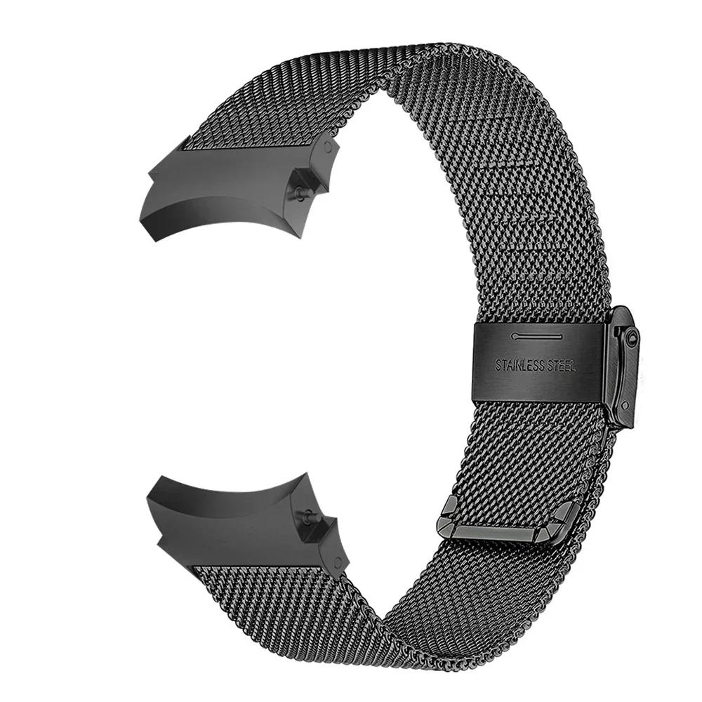 Без зазоров Ремешок для Galaxy watch 7 6 5 4 44мм 40мм 5pro ремешок 45мм стальной ремешок для samsung galaxy watch 6 4 classic 47мм 46мм 43мм
