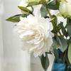 Simulated 3-head peony flower, living room hotel decorative ornament, outdoor photography prop fake flower