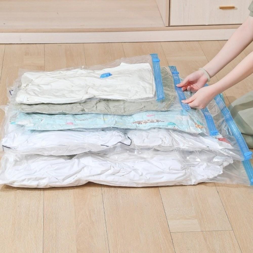 Transparent Vacuum Storage Bag Thickened Down Jacket Storage Bag Space Saver Bag  Moving House
