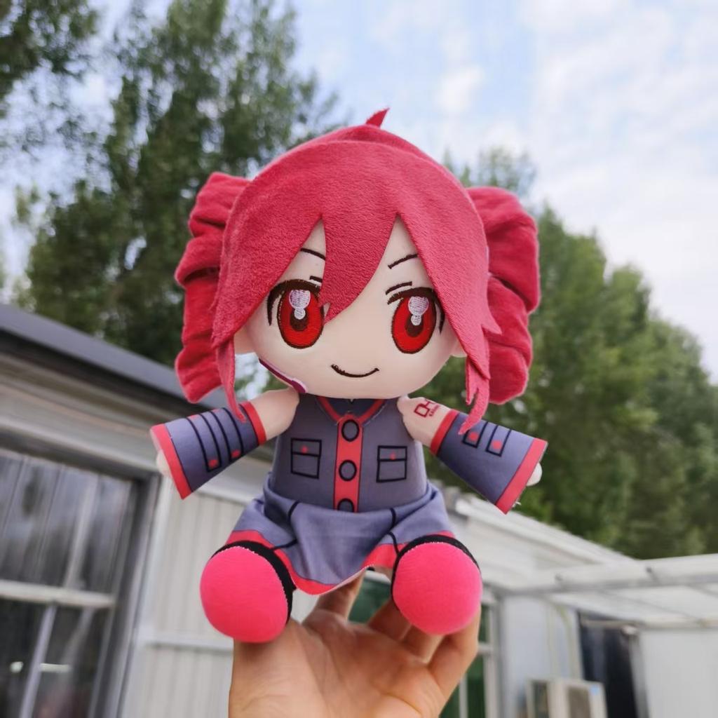 20CM Kasane Teto Plush Toy Soft Doll Stuffed Plushies Figure Anime Cosplay Cartoon Birthday Present Christmas Gift for Fans Girl