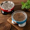 Cartoon Mosquito Coil Holder Big Eyes Mosquito Coil Tray  Mosquito Coil Ash Collection