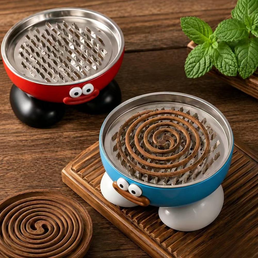 Cartoon Mosquito Coil Holder Big Eyes Mosquito Coil Tray Mosquito Coil Ash Collection