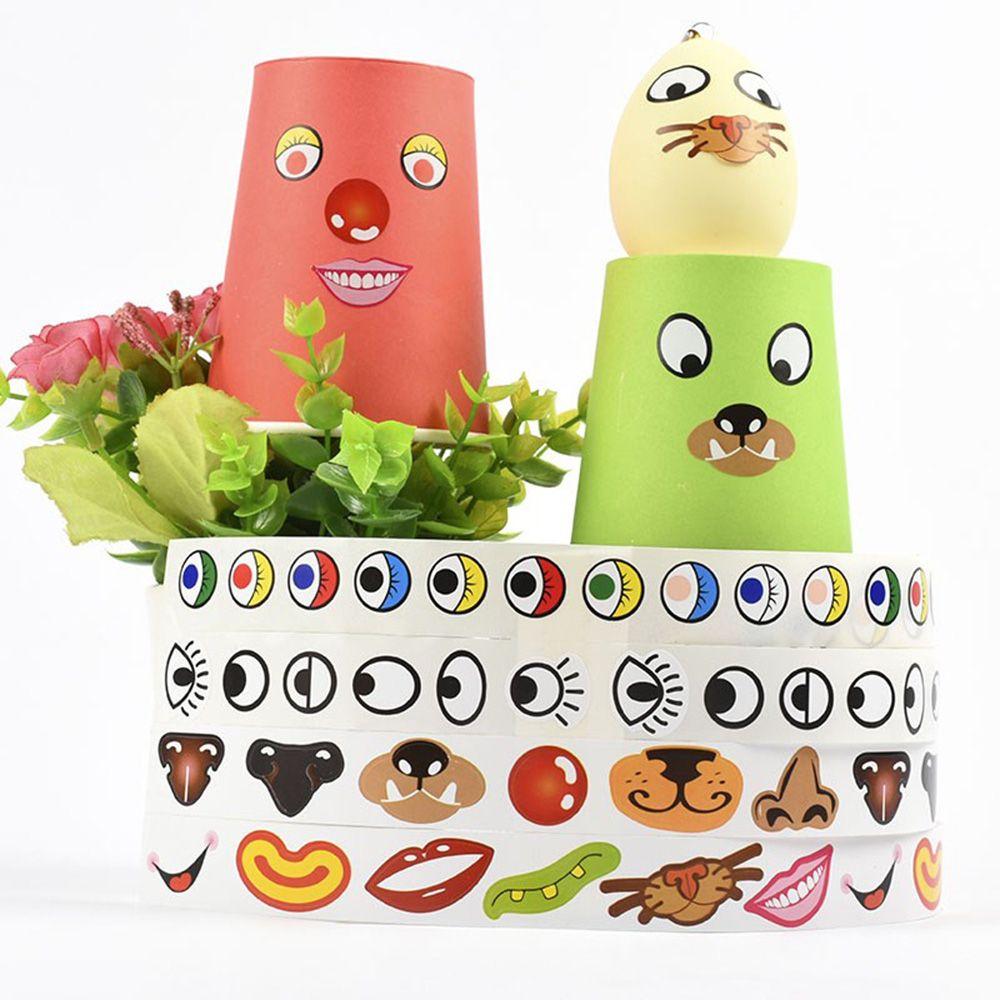 Materials Children Cartoon Animal Glue Stickers Stickers Educational Toys Eyes / Nose / Mouth