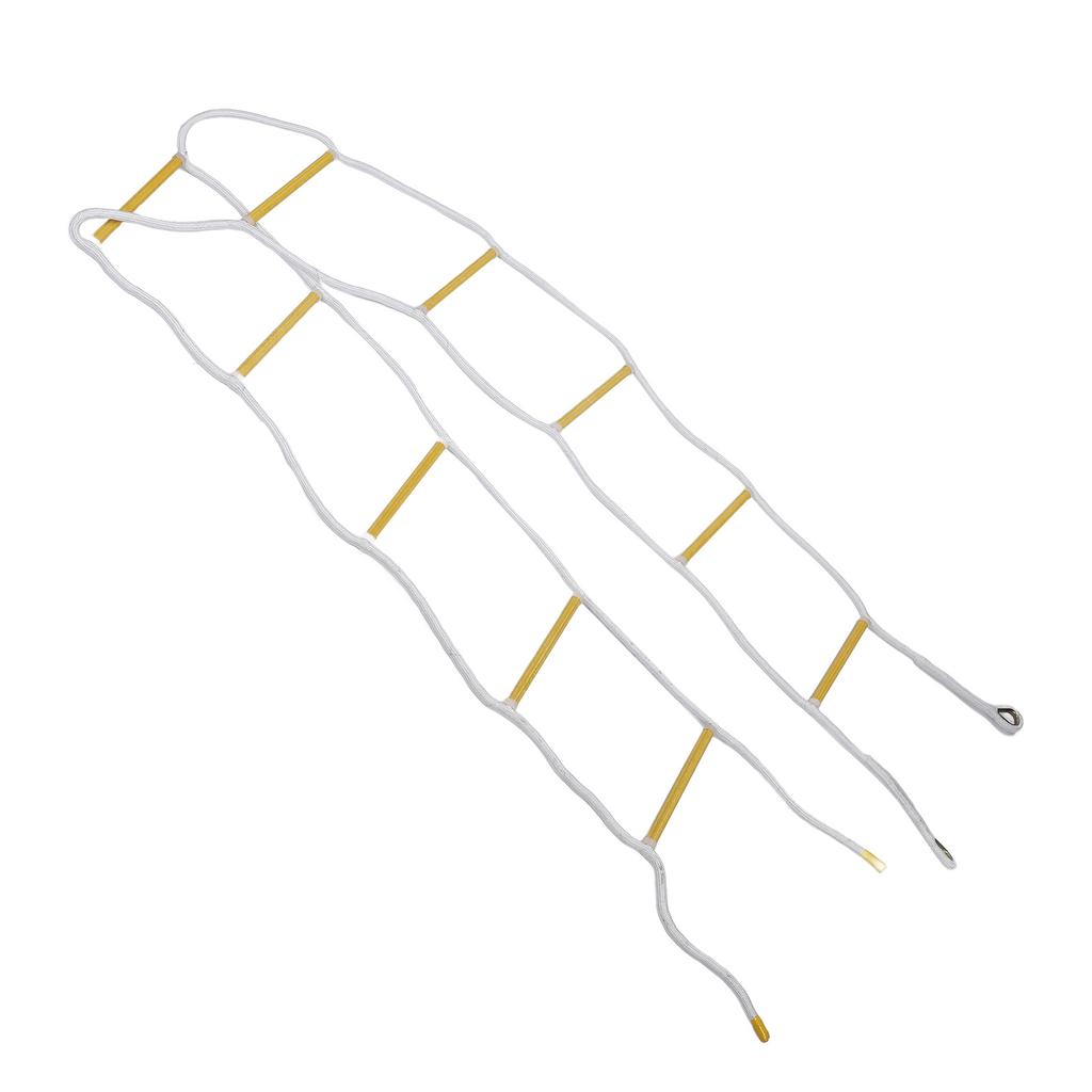 5 м пожарная лестница портативная нейлоновая 2000 фунтов подшипник быстро развертывается складная аварийная веревочная лестница