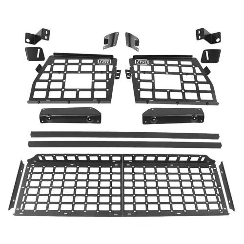 for Isuzu MU-X RF 2013-2019 Modular Storage Panel Shelf Rear Trunk Molle Panel Luggage Carrier Trunk Organizer Boot Space Saver