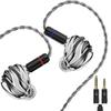 TRN SHELL Shell Monitor Earphones, 3DD+ Planar Magnetic Earphones, Hybrid Type, Ear Monitors, Chinese-made, High Sound Isolation, In-Ear Type, Wired,