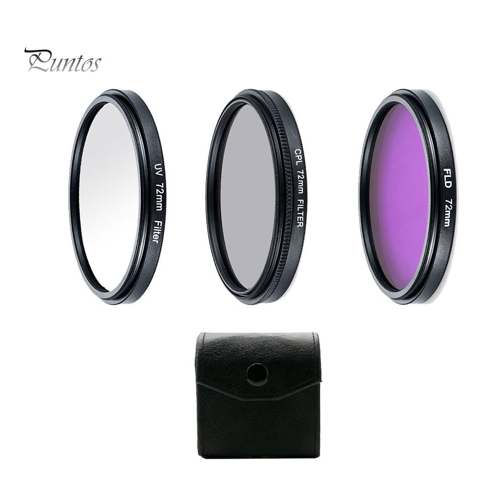 Профессиональный комплект фильтров для фотосъемки UV CPL Polarizer FLD для зеркальных камер