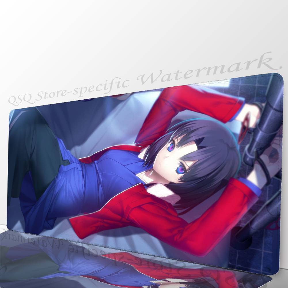 Shiki Ryougi Анимация Сад Грешников Коврик для Мыши Коврик для Стола С Подкладкой Игровые Аксессуары Prime Gaming XXL Клавиатура