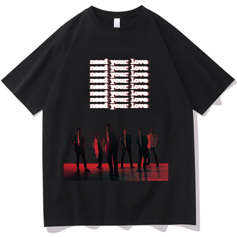 OneRepublic Need Your Love Tshirt Pure Cotton Tees Design Loose Unisex Streetwear Female Aesthetic Harajuku Clothing Streetwear