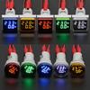 22mm LED Digital Display Gauge Voltage Meter Indicator Signal Lamp Voltmeter Lights Volt Tester Measuring Range 60-500V AC Car