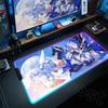 HD Печать Honkai Star Rail Phainon Mydei Anaxa Коврик для мыши RGB Коврик для мыши Офис Игра Клавиатура Настольные коврики Xxl Большой коврик для мыши