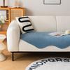 Non Slip Chenille Sofa Cover Protector Irregular Shape Universal for All Seasons Cushion Pad