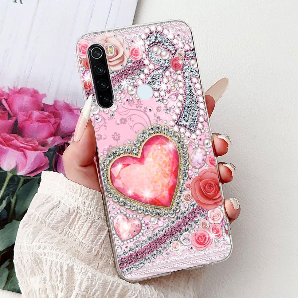 6.3" Silicone Case For Xiaomi Redmi Note 8 Soft TPU Cute Patterned Cover Case For Redmi Note 8  Note8 Protective Shell Bumper