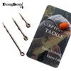 20PCS Metal Phoxinus Bait Spike  Carp Fishing Hook Bait Sting Boilies Pin Spike Maggot Corn Ronnie Hair Rigs Carp Feeder Fishing