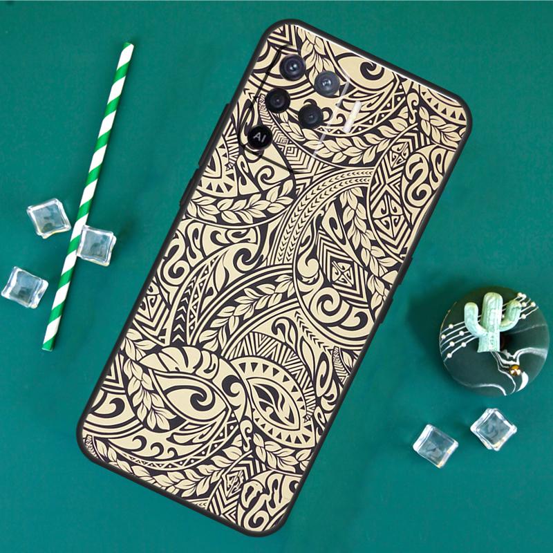 Maori Tribal Samoan Polynesian Case For Oppo A17 A15 A40 A60 A80 A16 A76 A96 A18 A38 A58 A78 A98 A91 A57 A74 A94 A54S Cover