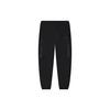 Solid Color Loose Woven Casual Long Pants Men Bottoms Black F11M248801FBK