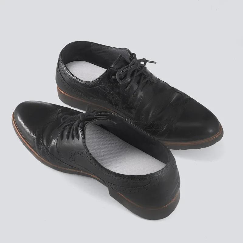 Универсальные дышащие амортизирующие стельки из латекса - белые, впитывающие пот, нетканые