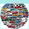 Набор красочных мультяшных наклеек на автомобиль Водонепроницаемые наклейки для автомобилей, мотоциклов, скейтбордов и багажа Набор из 100 штук