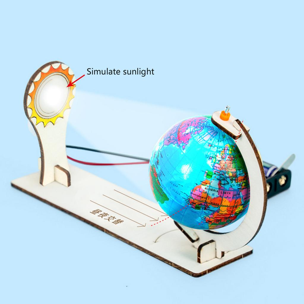 Демонстрационная модель смены дня и ночи Наборы для научных экспериментов Учебные пособия по физике Игрушки STEM Наборы для экспериментов