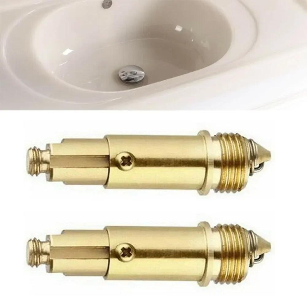 Basin Click Clack Waste Push Spring Core with Internal Brass Mechanism Compatible with Standard Basin Waste Thread Dimensions