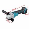 125mm/100mm Brushless Cordless Impact Electric Angle Grinder Power Tools Polishing Grinding Cutting Machine for 18V Battery