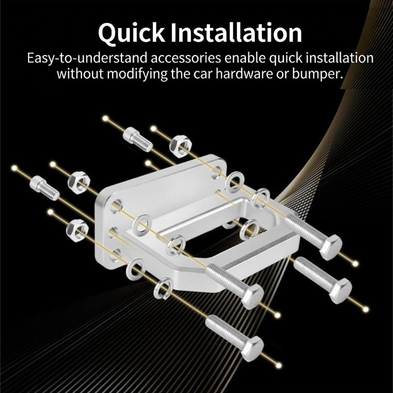 Sturdy Front Tow Attachment For 2500 Models Constructed From Long Lasting Aluminum With Detachable D Loop