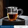 Heat-Resistant Glass Tea Serving Pitcher with Crystal Filter