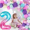 Balloon chain set 12 inch mermaid tail balloon latex balloon birthday party decoration balloon