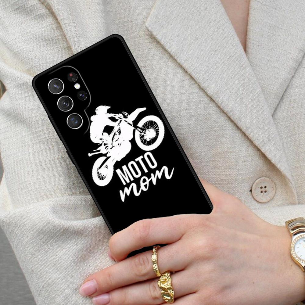 Moto Bike Motocross PATTERN Cell Phone Case for Samsung Galaxy S26 Ultra S25 S24 S23 S22 S21 S20 Note10 Cover