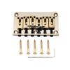Musiclily Pro 10.5mm Modern Style Hardtail Fixed Bridge for StratTelecaster Electric Guitars, Gold