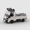 Новые MOC Блоки Городские Гонки Пикап ACTY Кирпичи Скоростная Игрушечная Машина Строительные Блоки Транспортные Кирпичики Образовательные Детские Игрушки